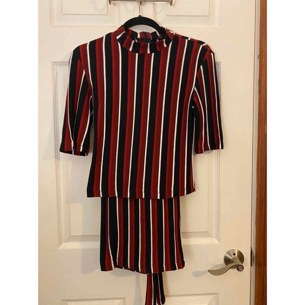 Striped Two Piece Set